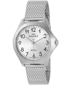 Zegarek męski stalowy Bisset na bransolecie BSDE49 SASX 03BX srebrny.jpg